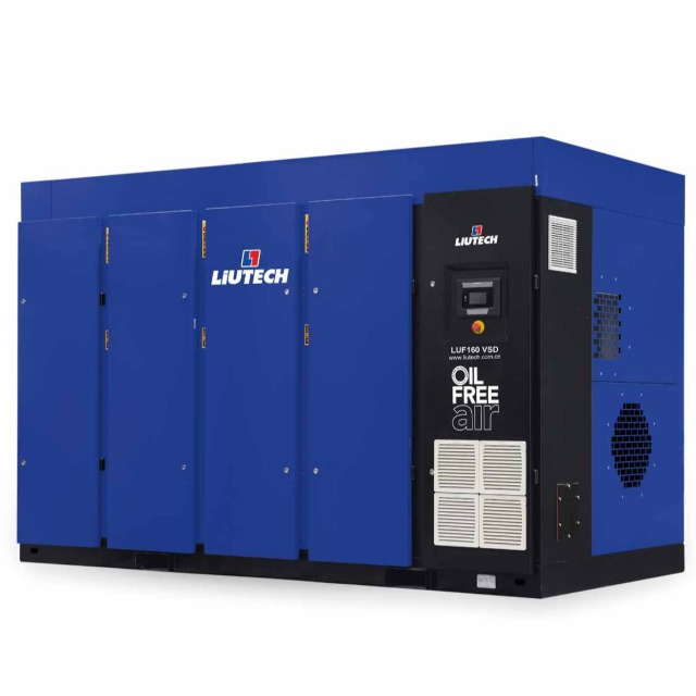 LUF(55-160KW)干式無油螺桿壓縮機（8.0-25.0m3/min）